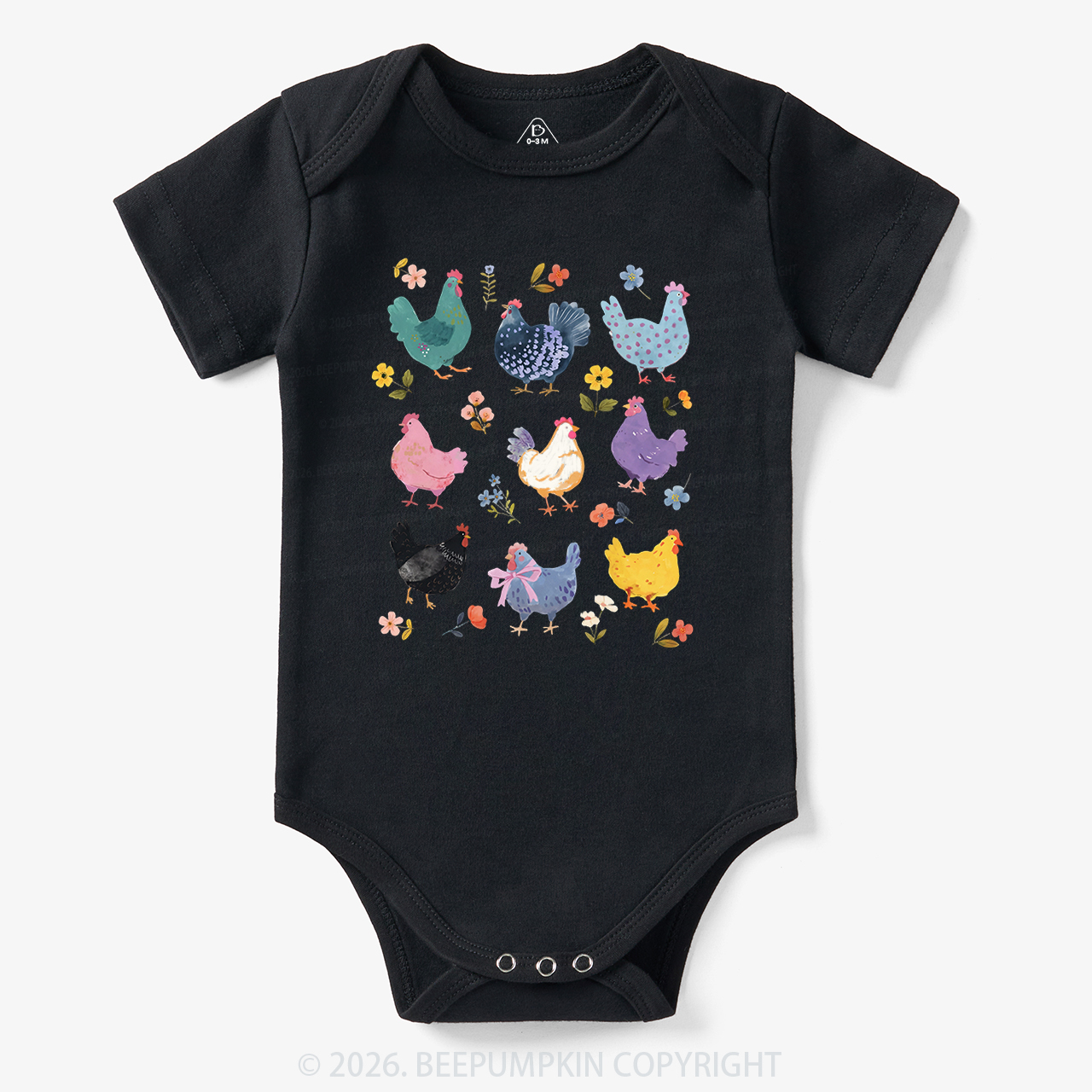 Funny Chicken Lovers Bodysuit