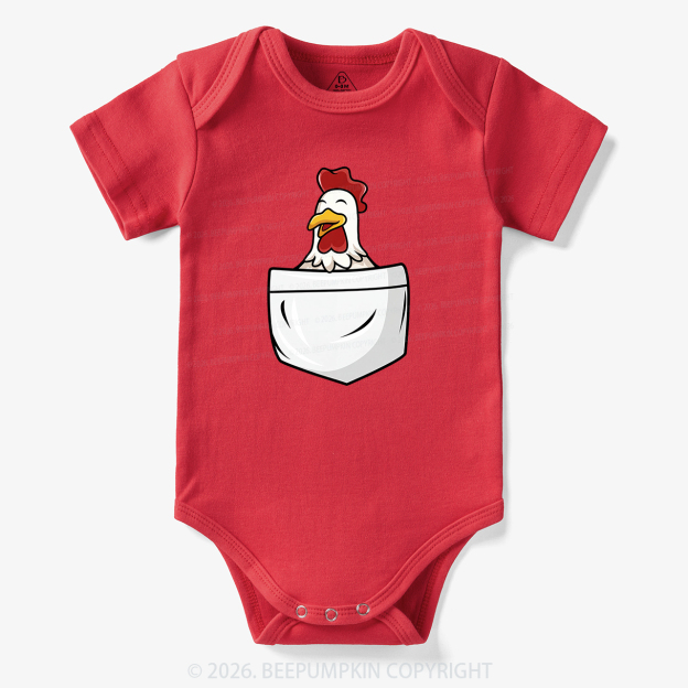 Pocket Chicken Bodysuit