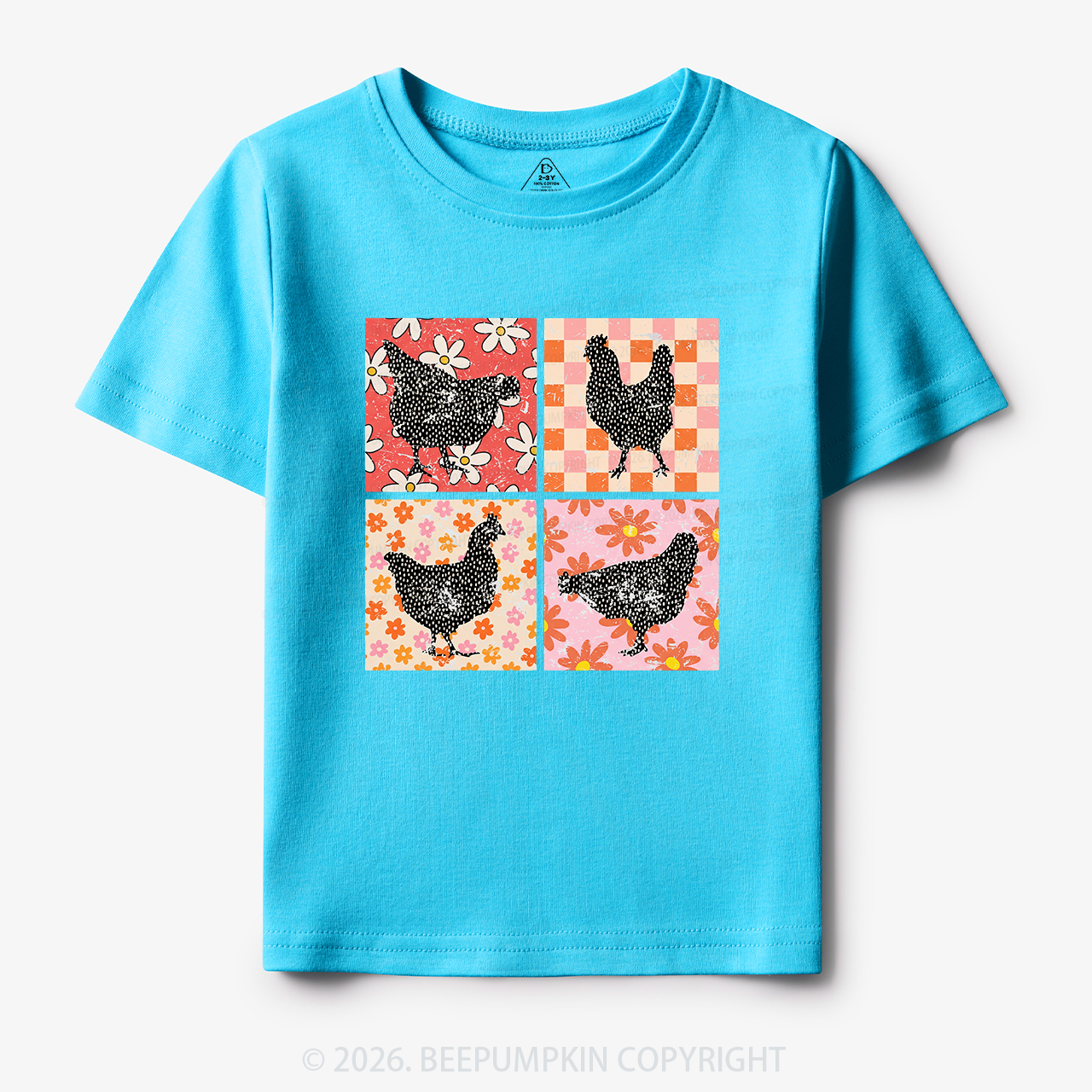 Chickens Farm Animals Toddler&Kid's Tees