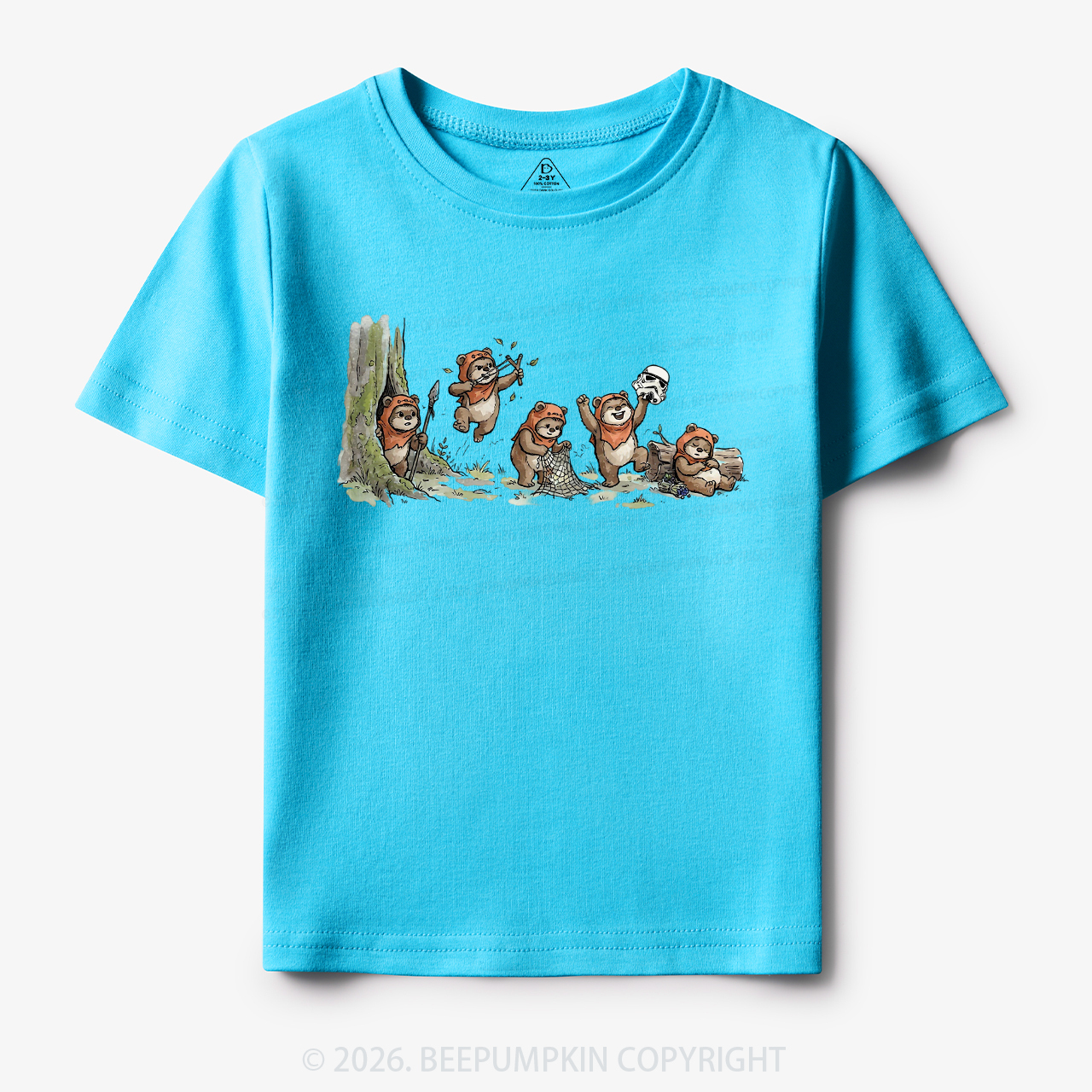 Vintage Galaxy Cute Bear Toddler&Kid's Tees