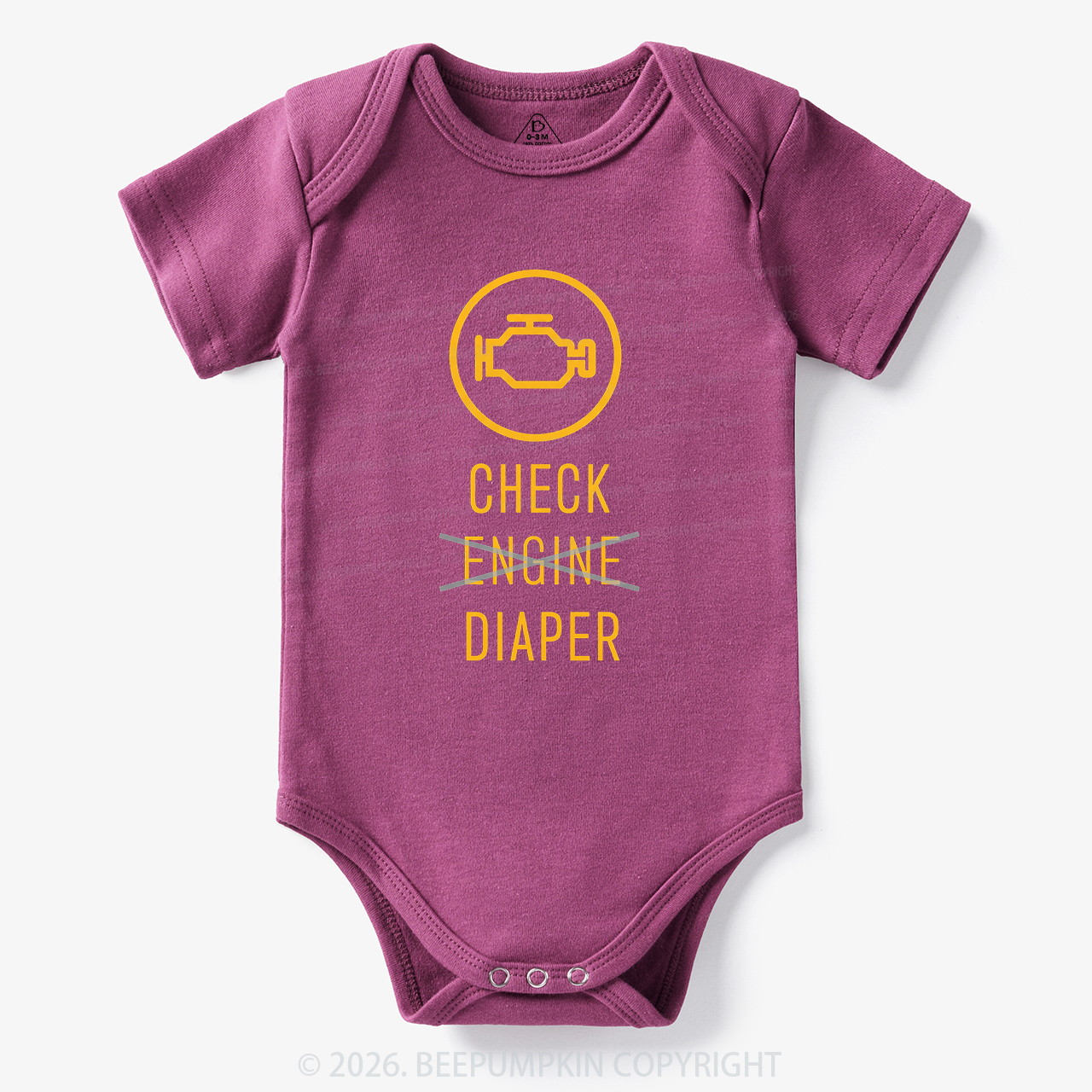 Check Engine Diaper Bodysuit