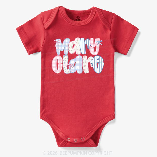 Personalized Name Candy Letters Bodysuit