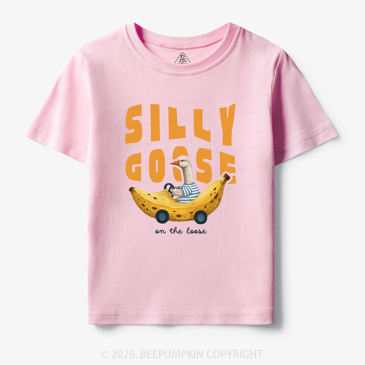 Silly Banana Goose On The Loose Funny Toddler&Kid's Tees