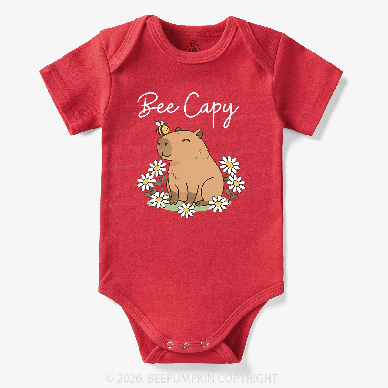 Bee Capy Capybara Bodysuit