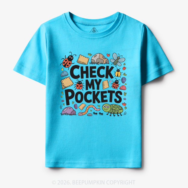 Check My Pockets Bug Lover Toddler&Kid's Tees