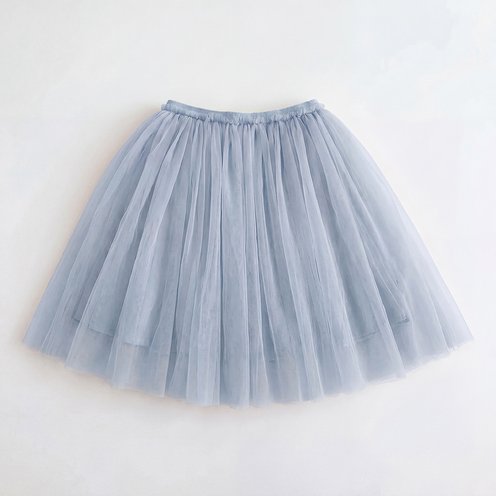 6 Colors Summer Mesh Girl Short Skirt For Toddler Kids 