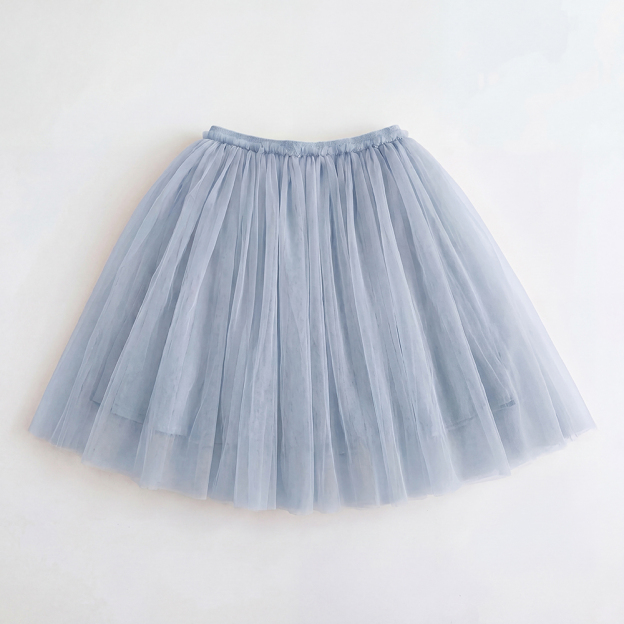 6 Colors Summer Mesh Girl Short Skirt For Toddler Kids 