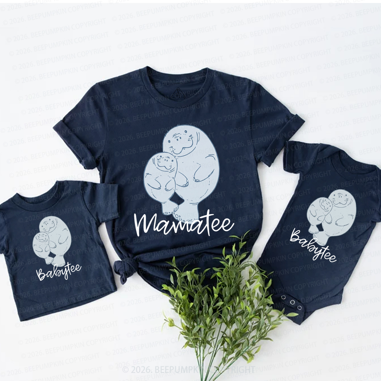 Mamatee And Babytee Mom&Me Matching T-Shirts