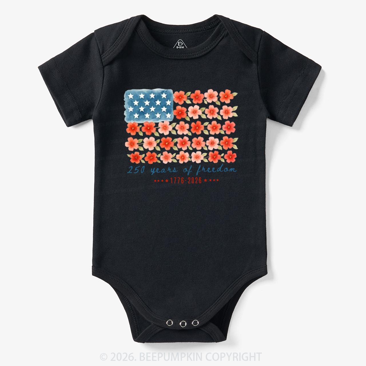 America 250th Anniversary 1776–2026 Bodysuit