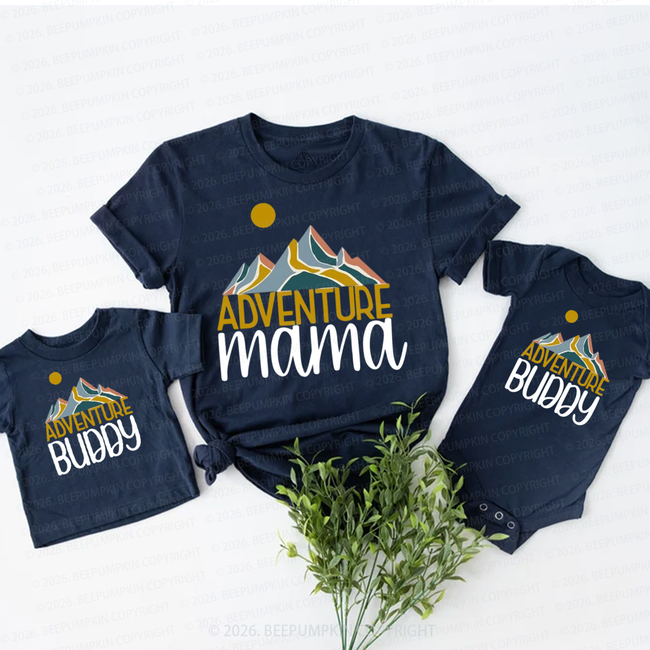 Personalized Adventure Outdoor Mom&Me Matching T-Shirts