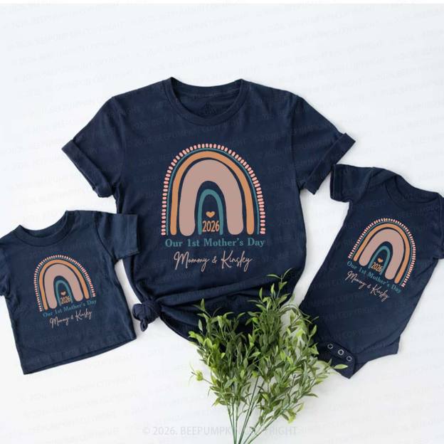 Rainbow Mother's Day Mom&Me Matching Tees