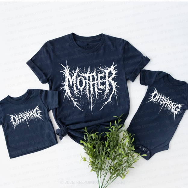 Mommy and Me Alternative Rock Mom&Me Matching T-Shirts