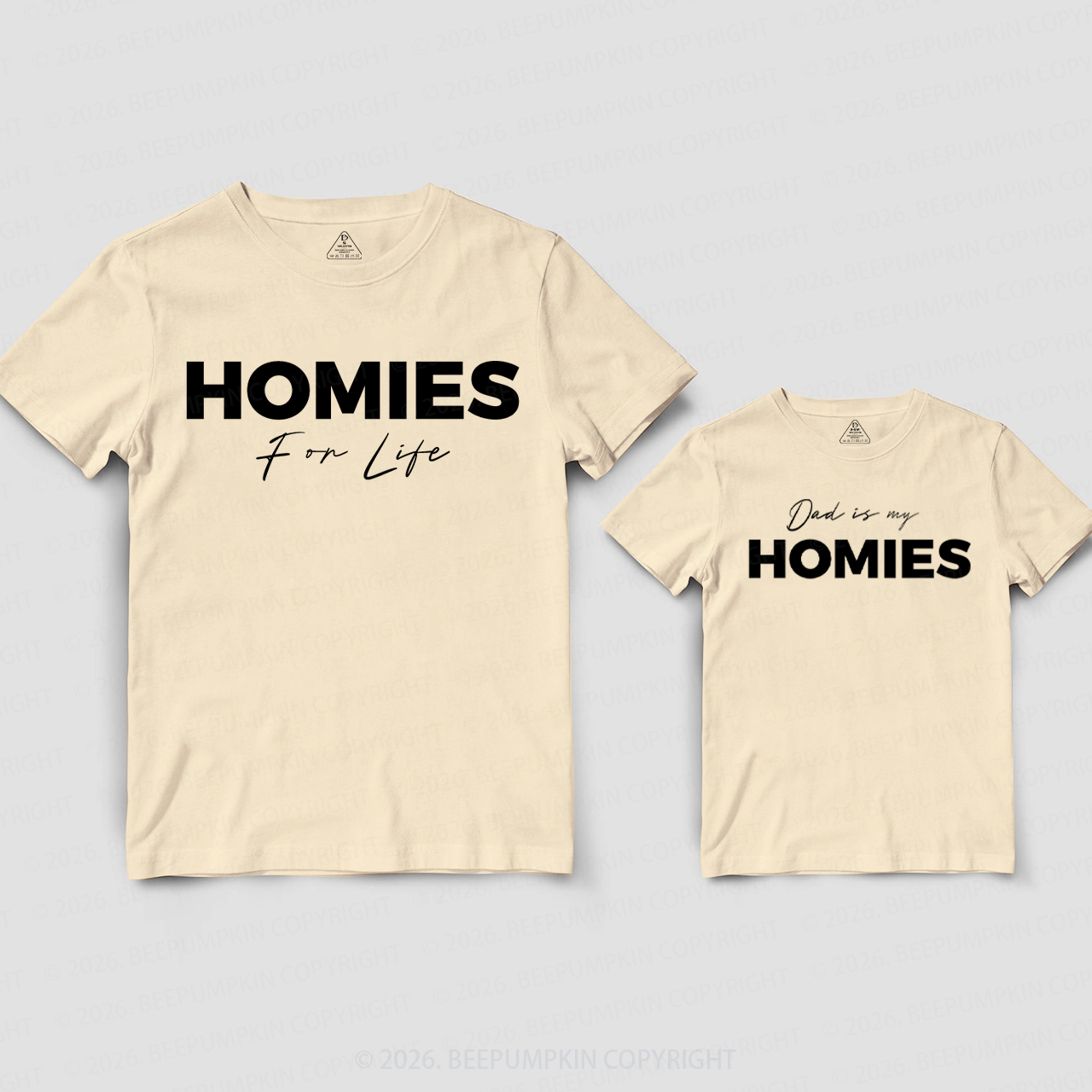Homies for Life Dad&Me Matching Shirts