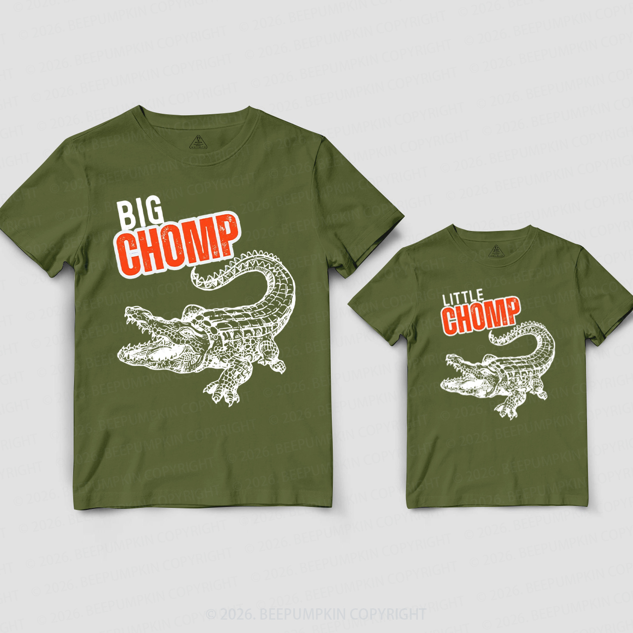 Chomp Fathers Day Dad&Me Matching Shirts