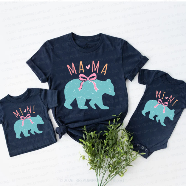 Mama Bear Mini Bear Mom&Me Matching T-Shirts