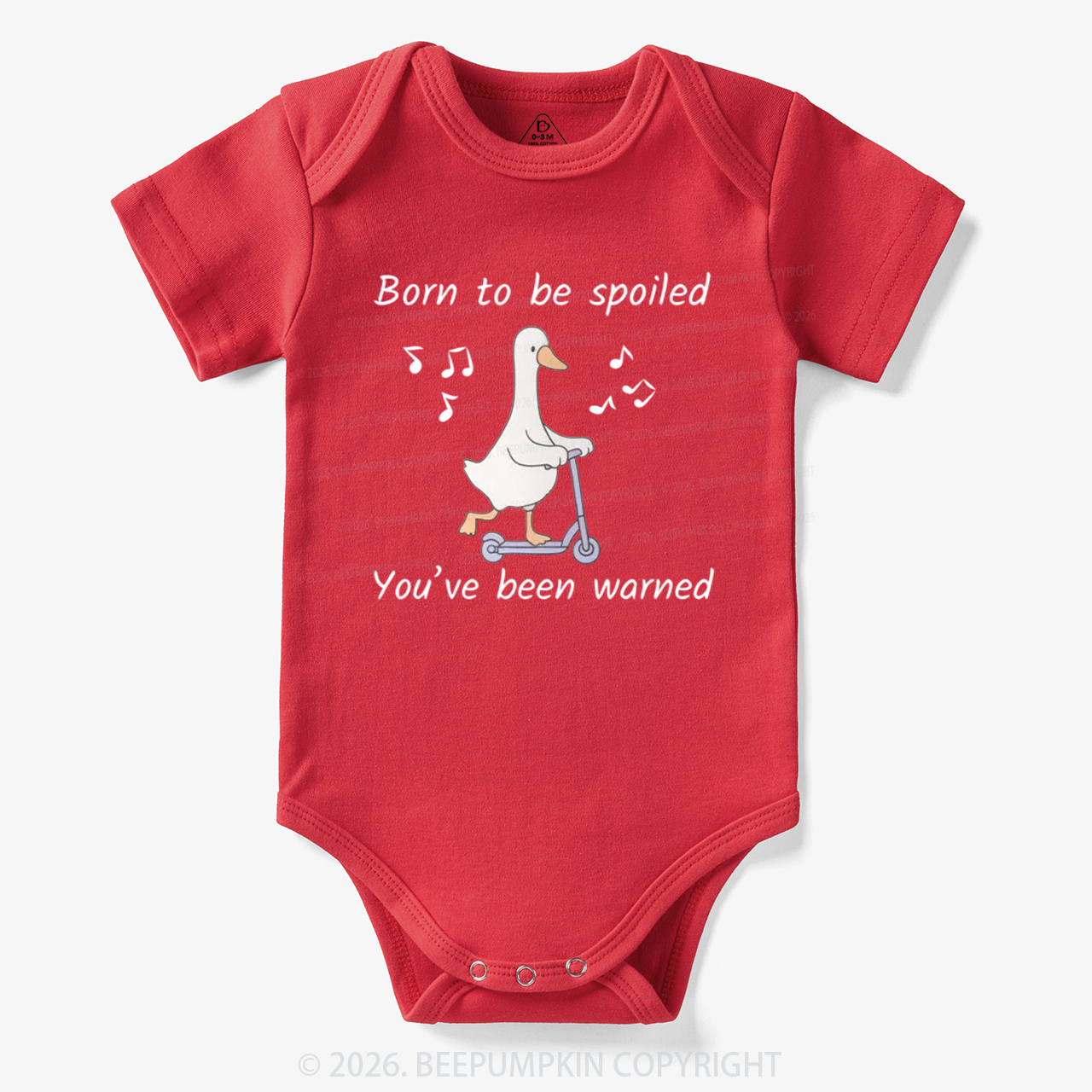 Born To Be Spoiled You’ve Been Warned Bodysuit