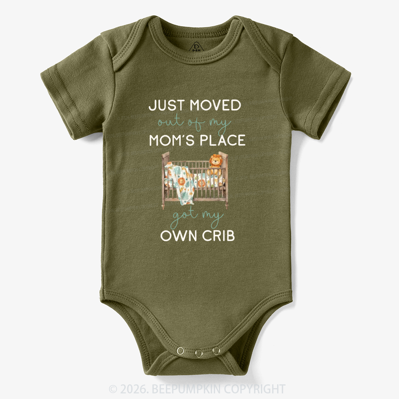 Moved out of my Mom's Place Got My Own Crib Funny Bodysuit