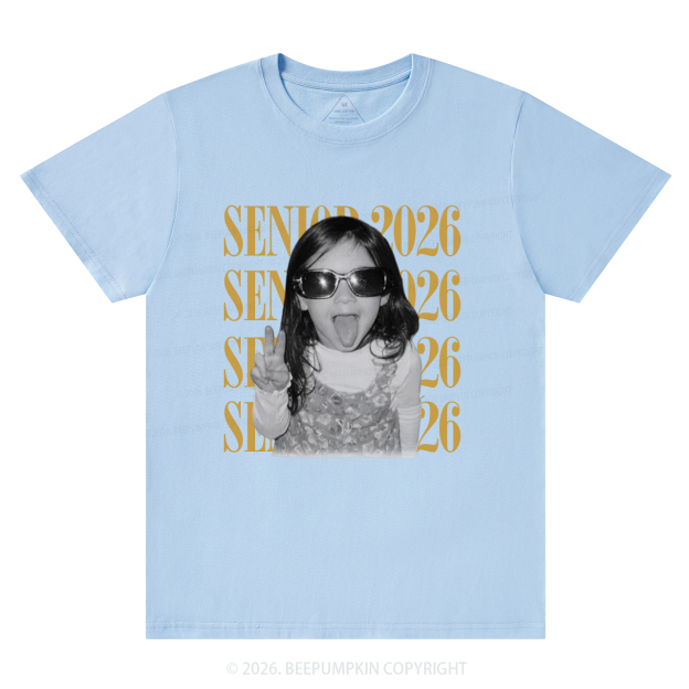 Personalized Vintage Photo And Year Senior T-Shirts