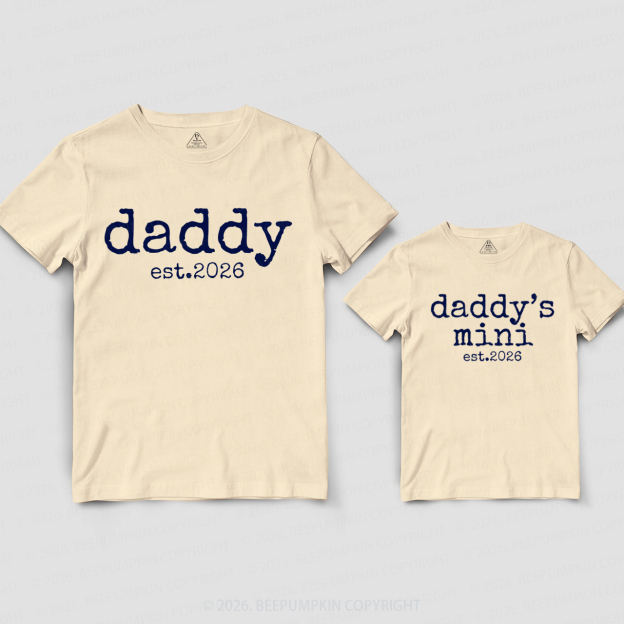 Retro Daddy and Mini Dad&Me Matching Shirts