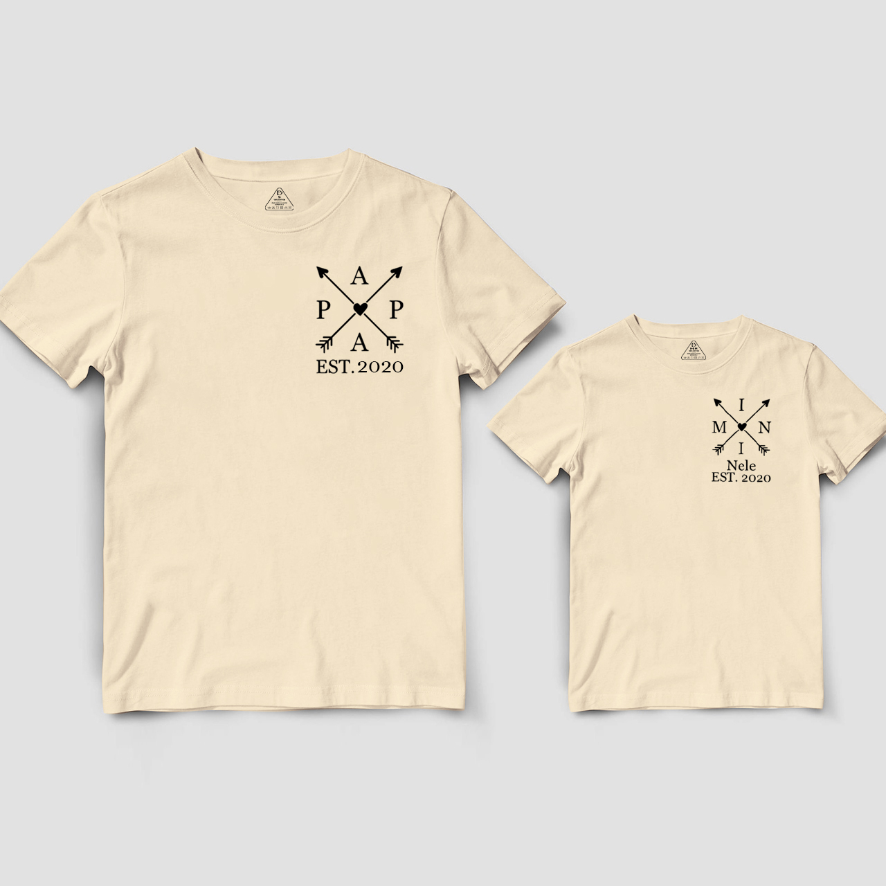 Personalized Arrow Heart Matching Shirts