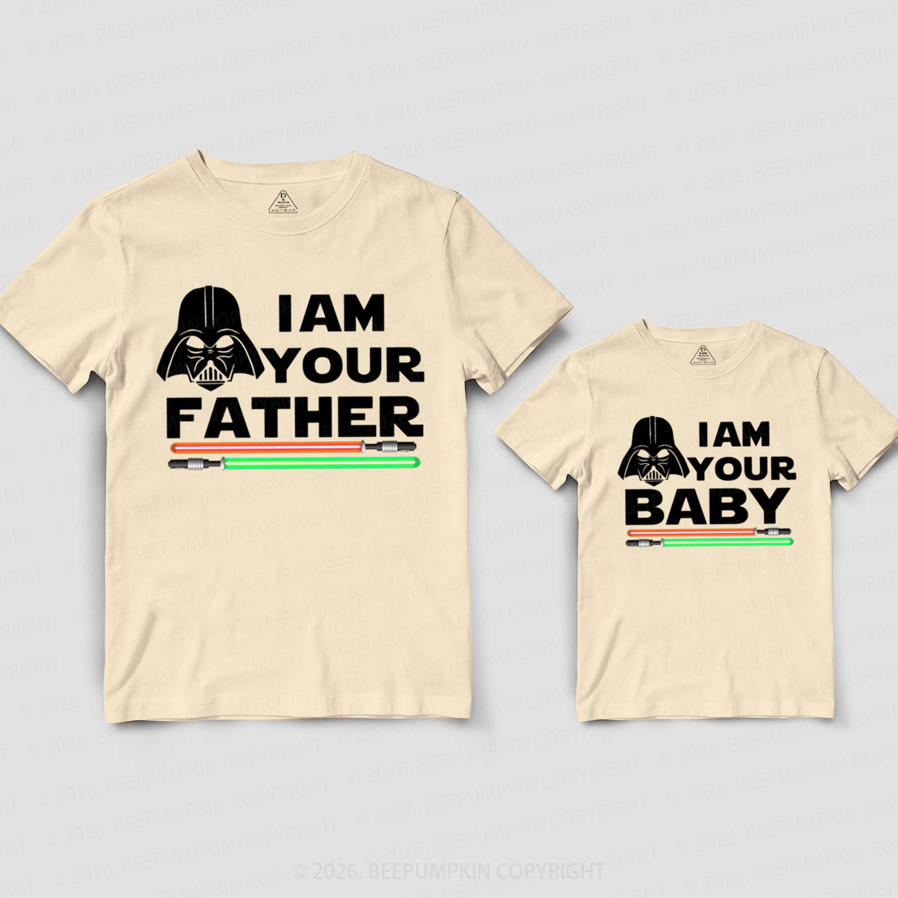 I Am Your Baby and I Am Your Father Dad&Me Matching Shirts