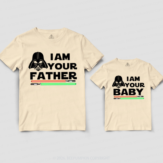 I Am Your Baby and I Am Your Father Dad&Me Matching Shirts