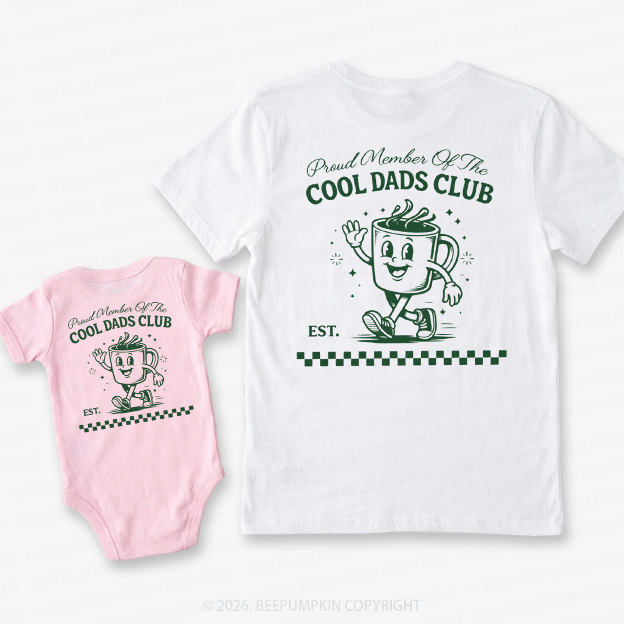 Cool Dads Club Father’s Day Dad&Me Matching Shirts