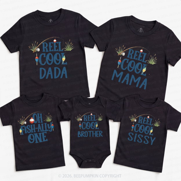 Personalized Oh Fishally One Birthday Family Matching T-Shirts