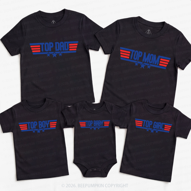 Personalized Top Family Family Matching T-Shirts