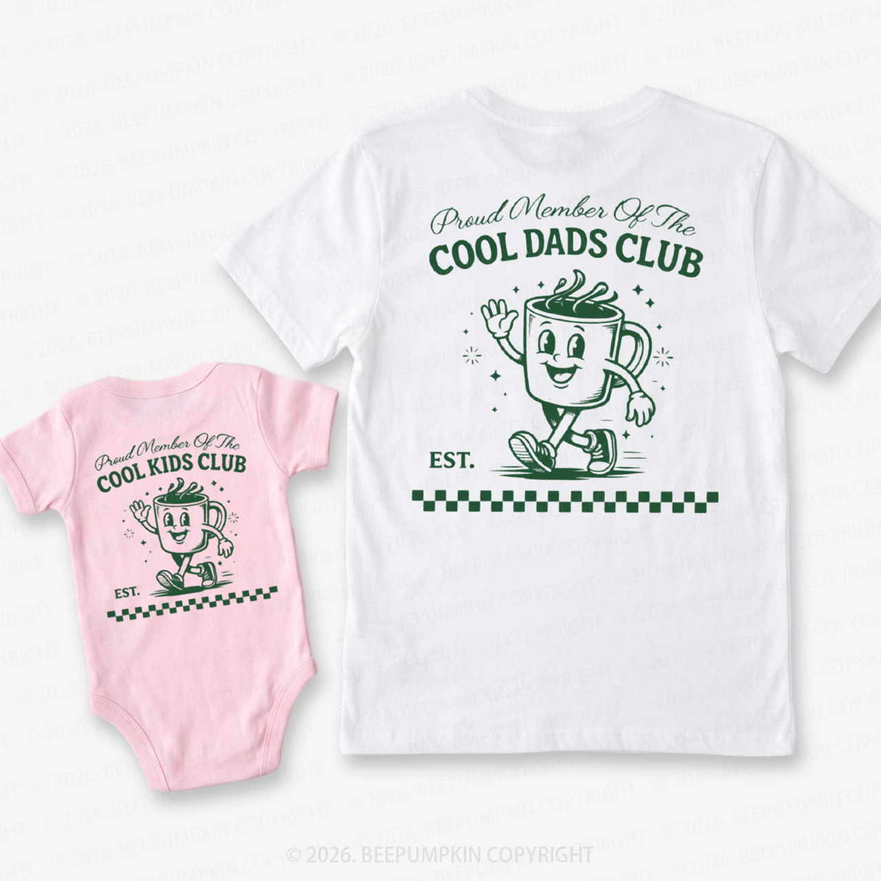 Cool Dads Club Father's Day Dad&Me Matching Shirts