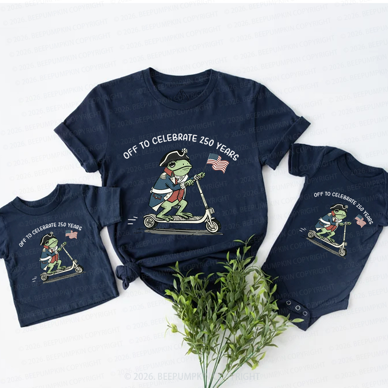 America 250 4th of July Mom&Me Matching T-Shirts