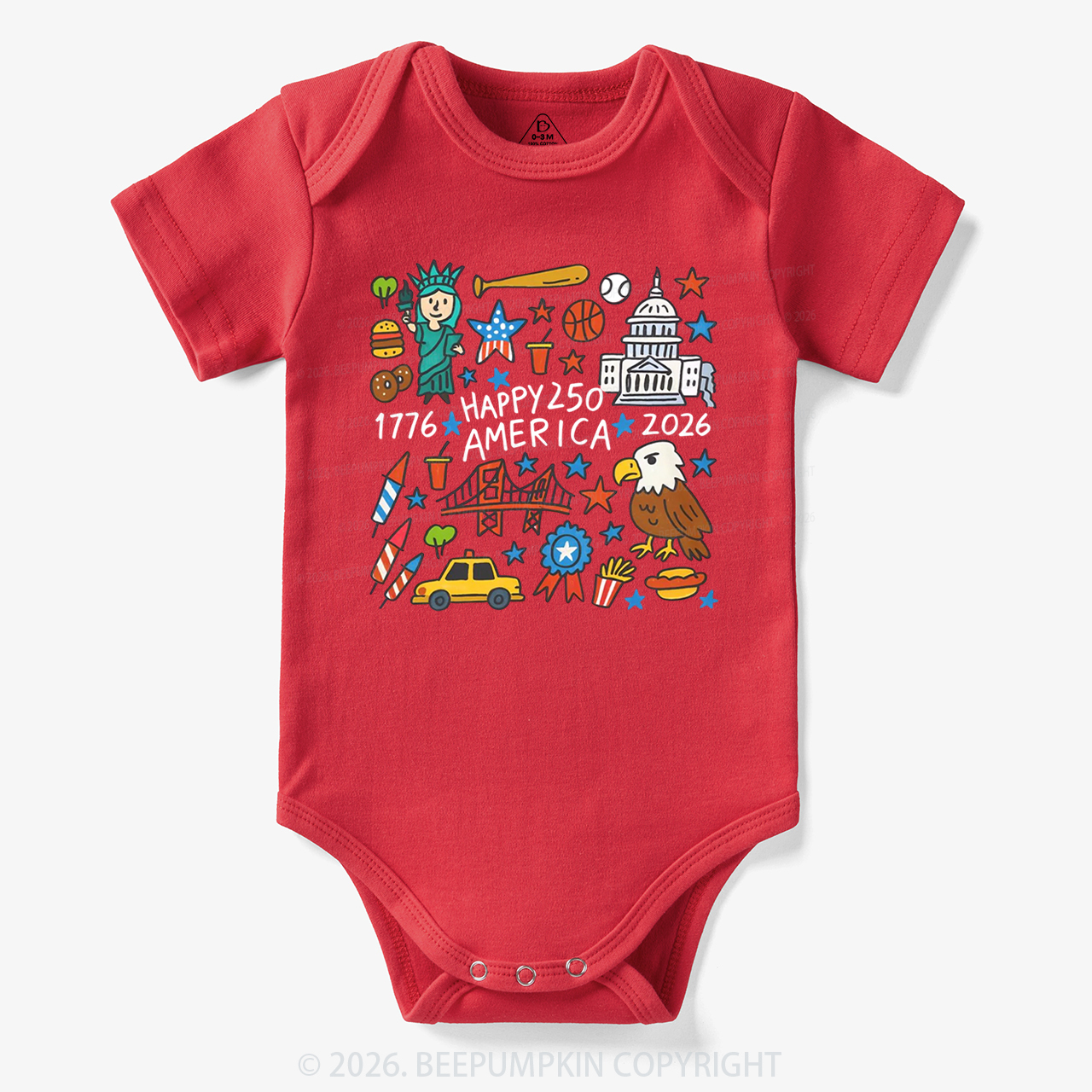 America 250th Anniversary Bodysuit