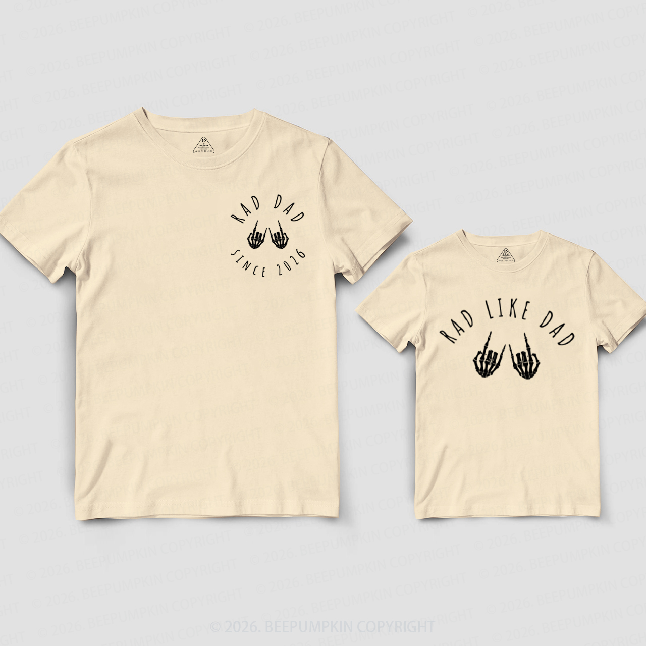 Rad Dad Rad Like Dad Dad&Me Matching Shirts