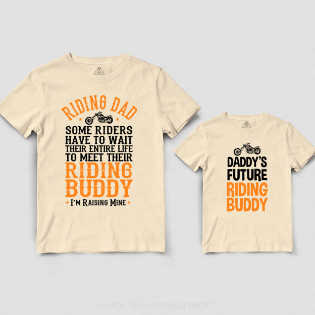 Riding Dad and Future Riding Buddy Dad&Me Matching Shirts