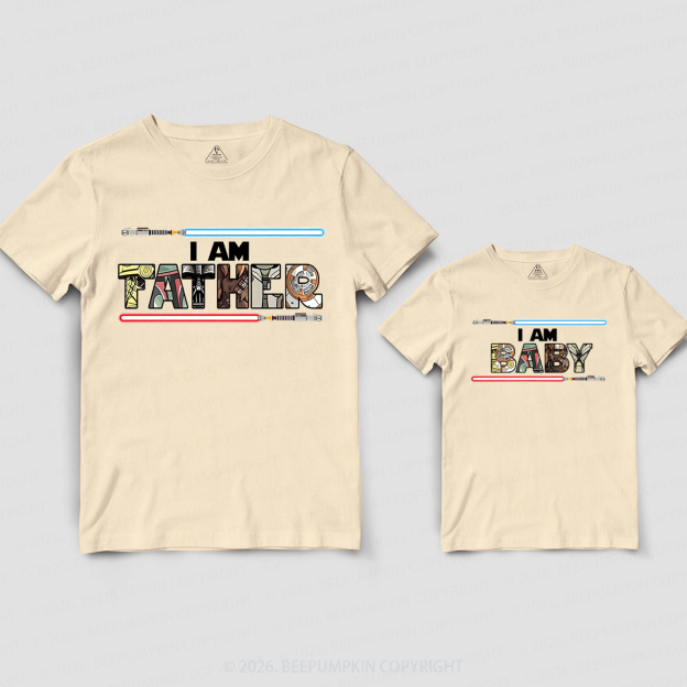 Personalized I Am Father Dad&Me Matching Shirts