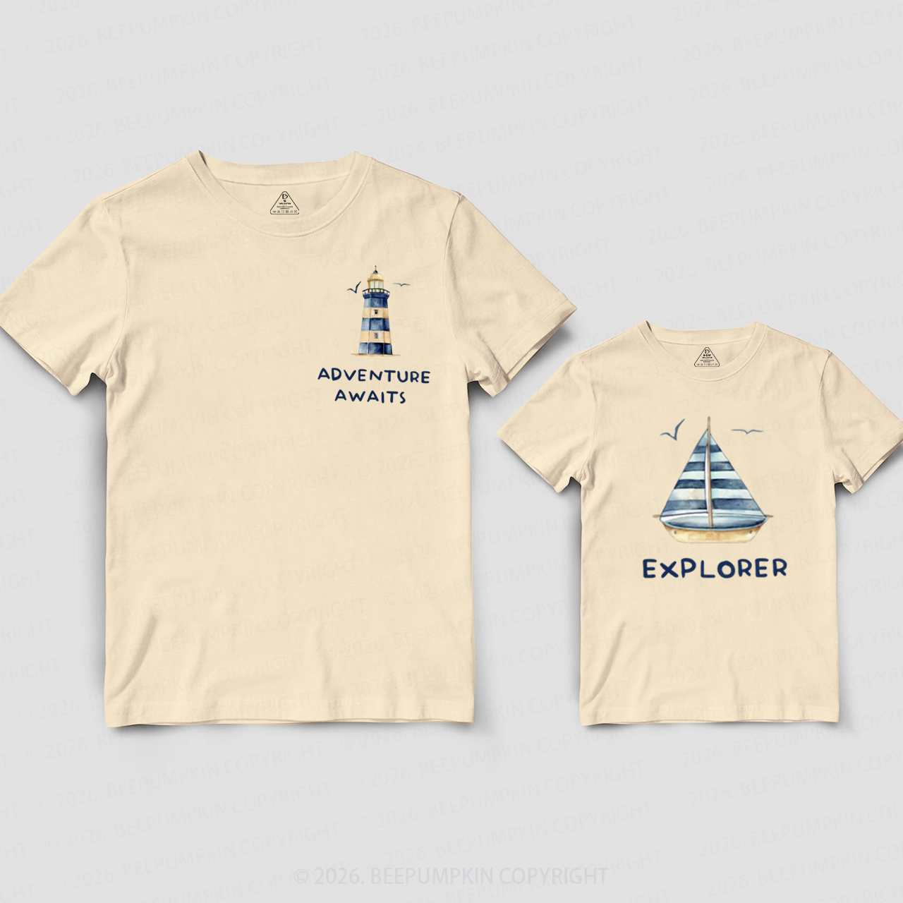 Adventure Awaits And Explore Dad&Me Matching Shirts