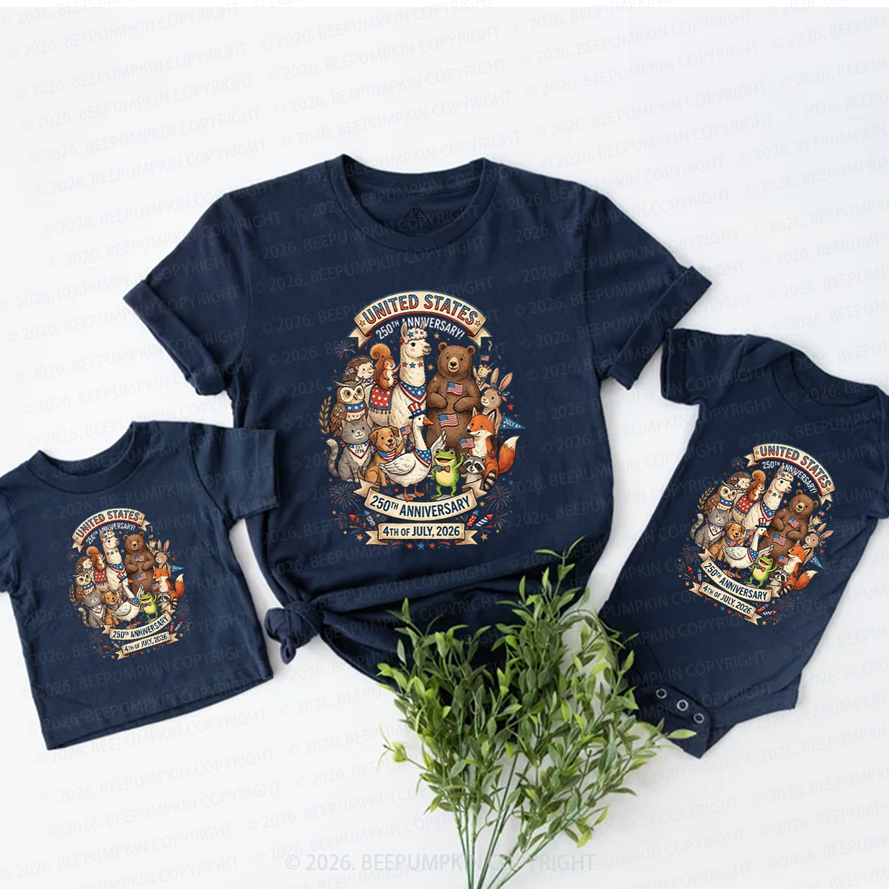 Personalized Baby Penguin Mom&Me Matching Tees Sale-Beepumpkin™