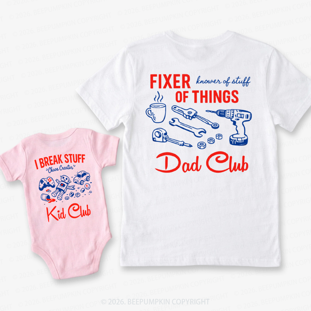 Fixer of Things Dad&Me Matching Shirts