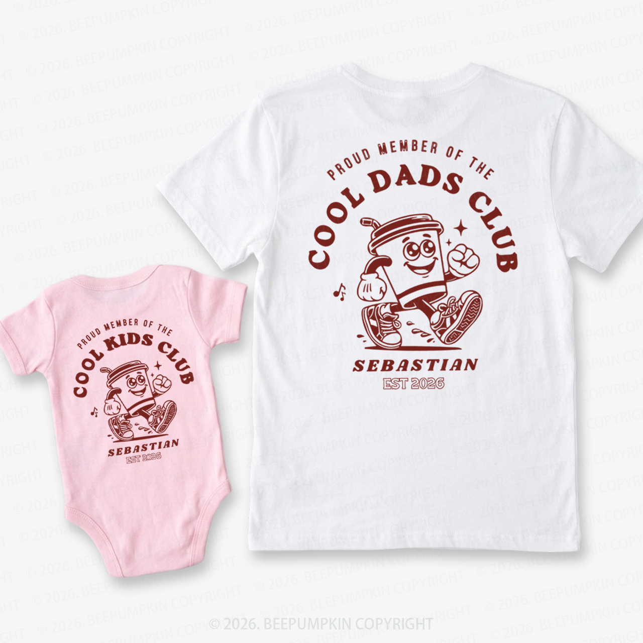 Cool Dads Club Cool Kids Club Dad&Me Matching Shirts