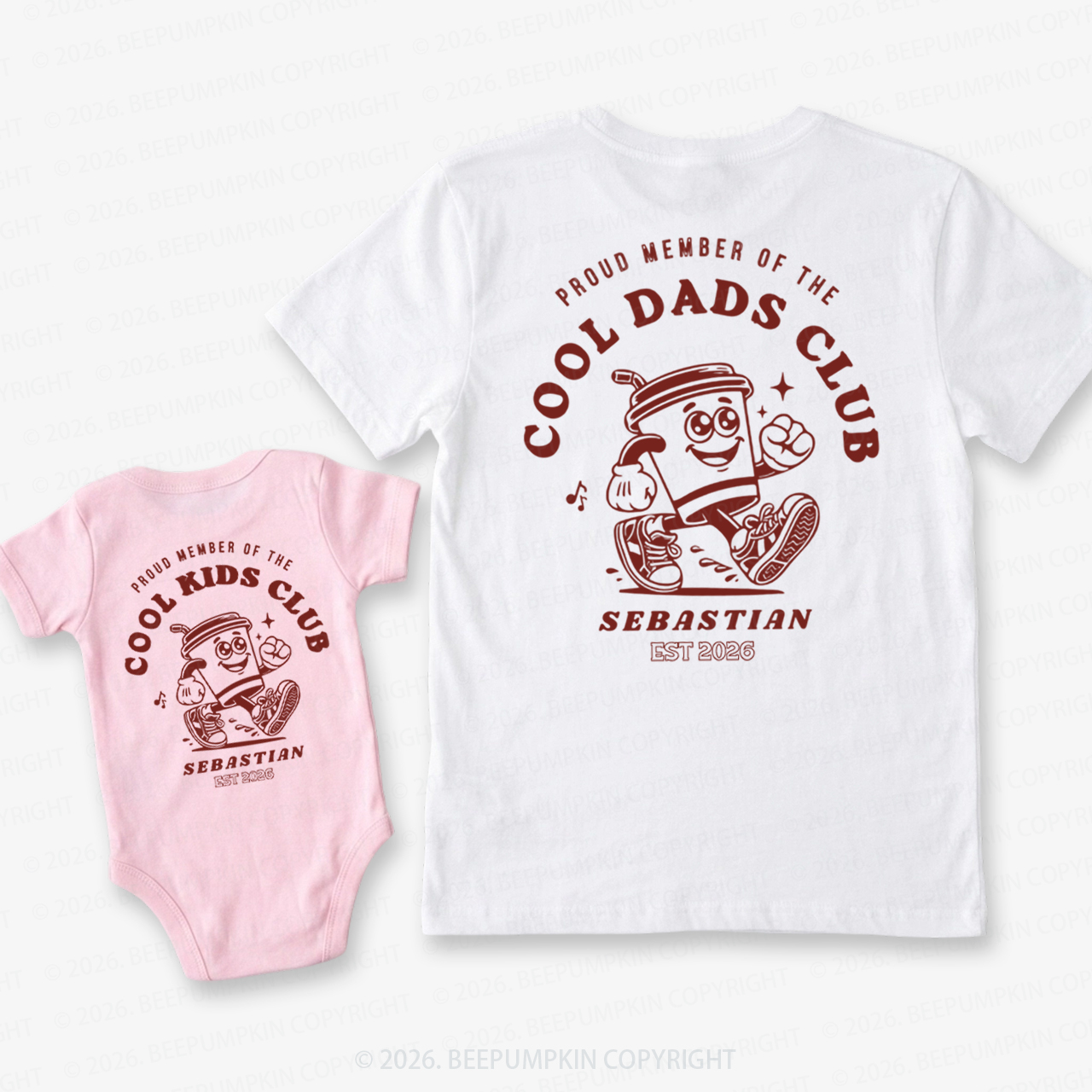 Cool Dads Club Cool Kids Club Dad&Me Matching Shirts
