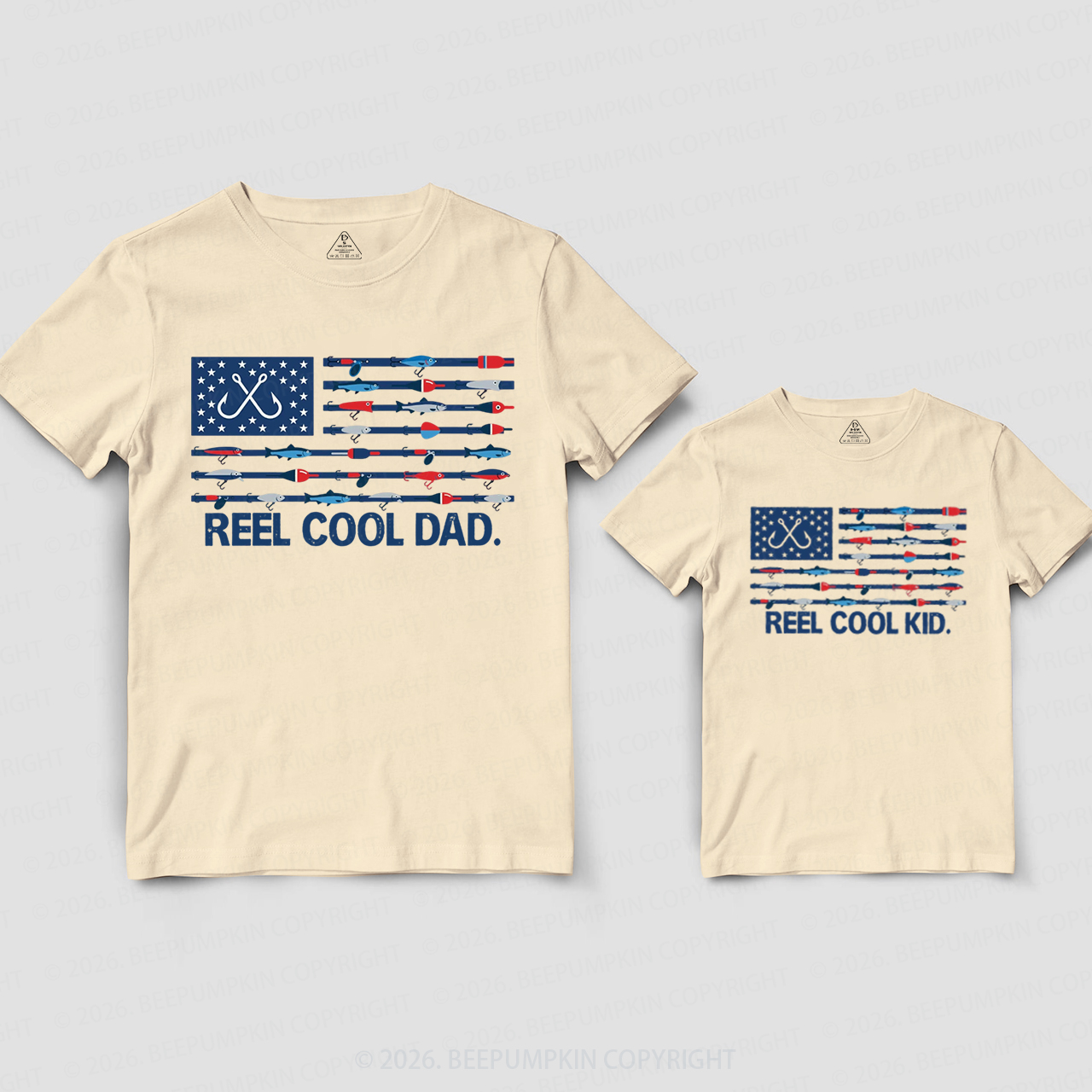 Reel Cool Fishing Dad&Me Matching Shirts