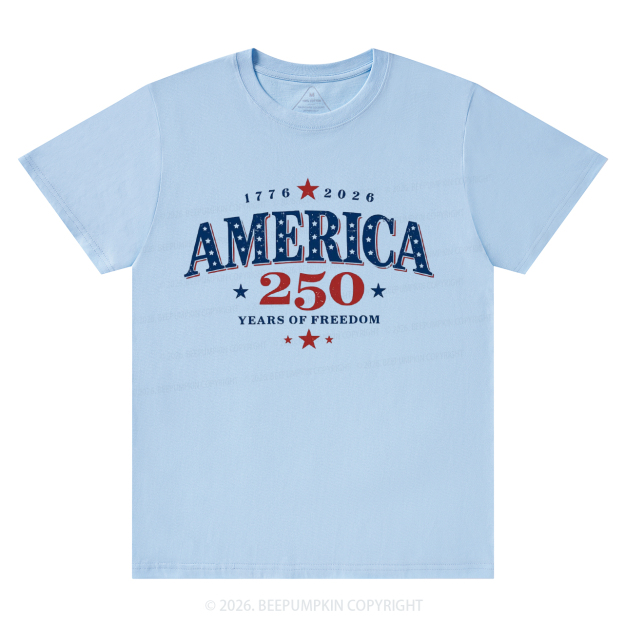 America 250 Years Freedom Retro Americana T-Shirts