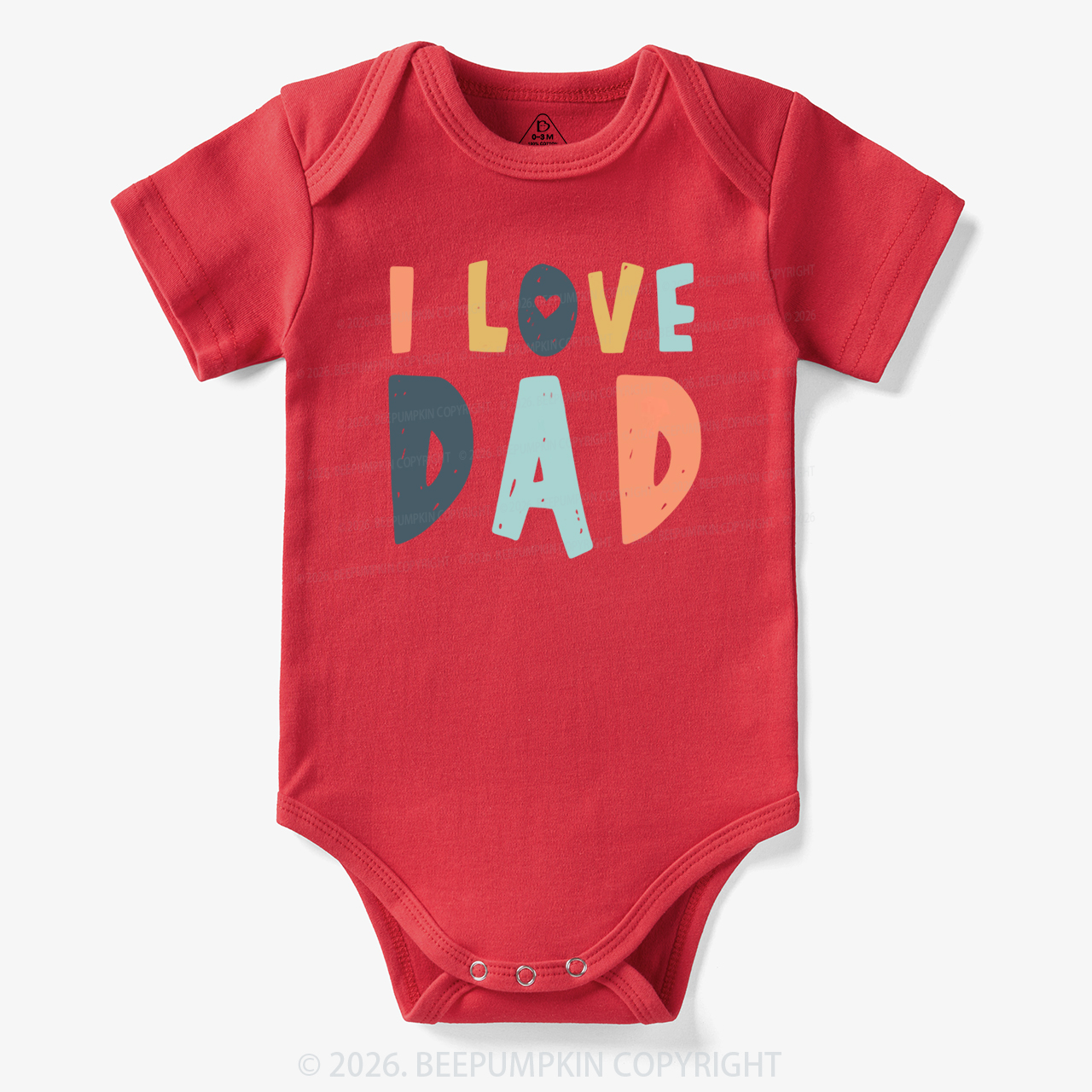 Father’s Day ‘I Love Dad’ Bodysuit