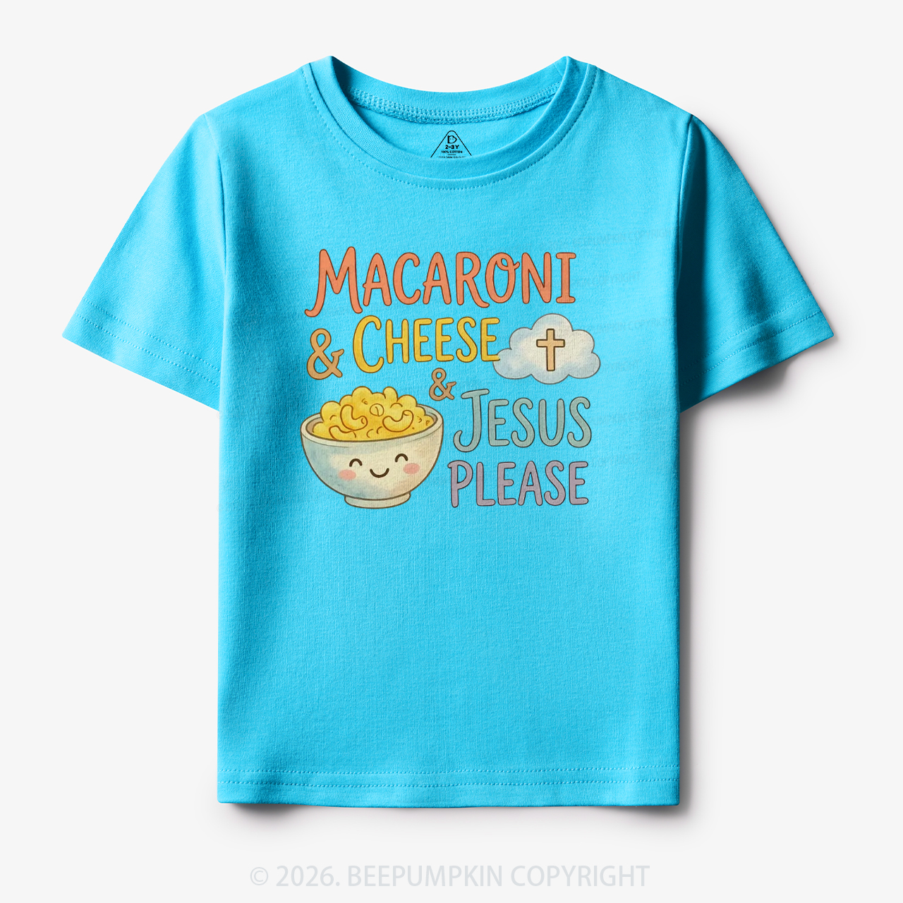 Macaroni & Cheese & Jesus Please Toddler&Kid's Tees