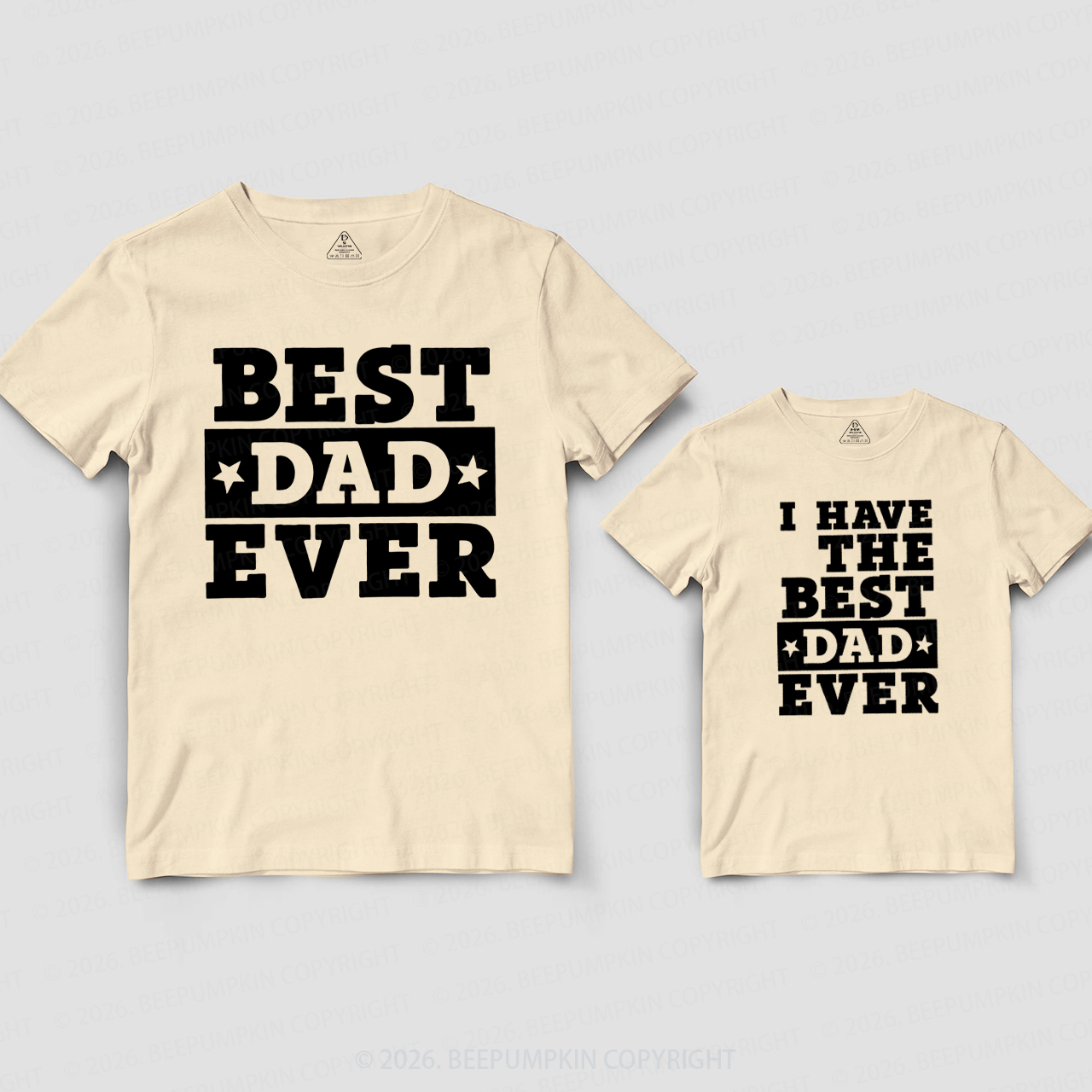Best Dad Ever I Have The Best Dad Ever Dad&Me Matching Shirts