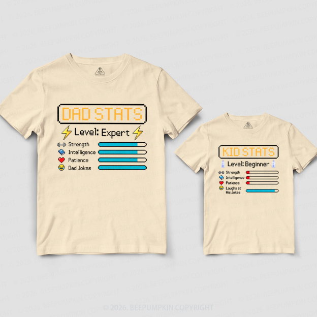 Old School Video Game Dad&Me Matching Shirts