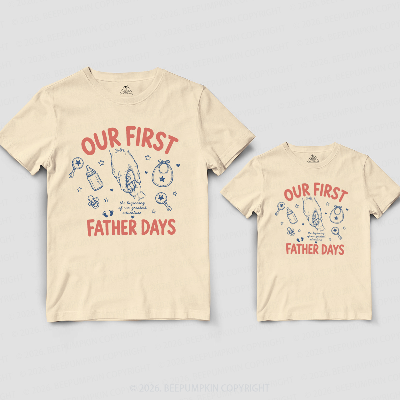 The Beginning of Our Greatest Adventure Dad&Me Matching Shirts