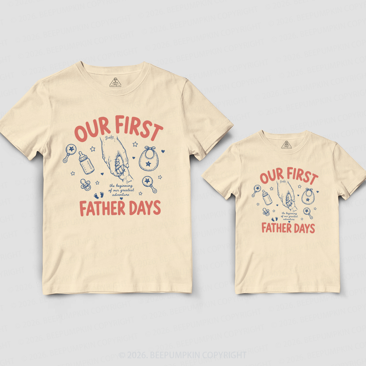 The Beginning of Our Greatest Adventure Dad&Me Matching Shirts