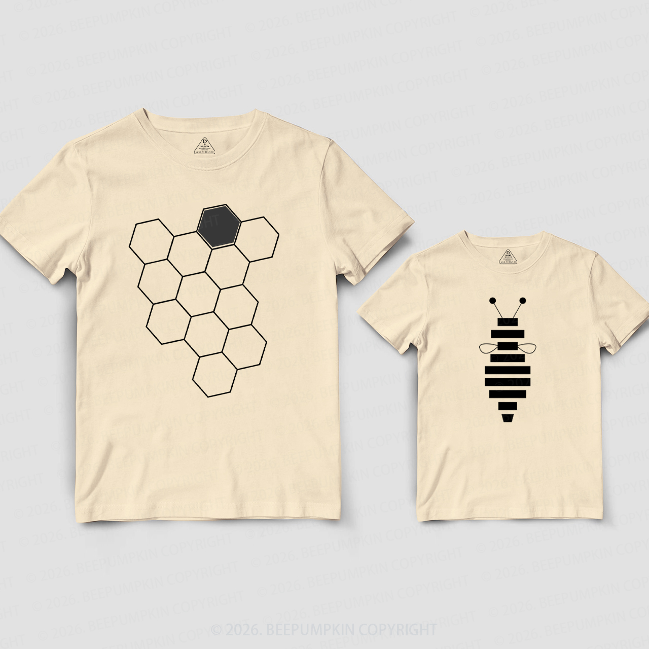 Beehive Honey Bee Dad&Me Matching Shirts