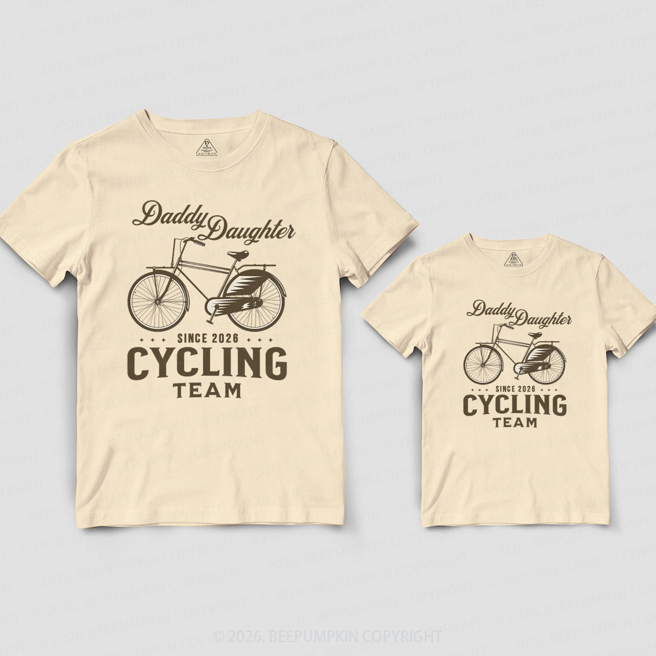 Daddy Daughter Matching Cycling Team Dad&Me Matching Shirts